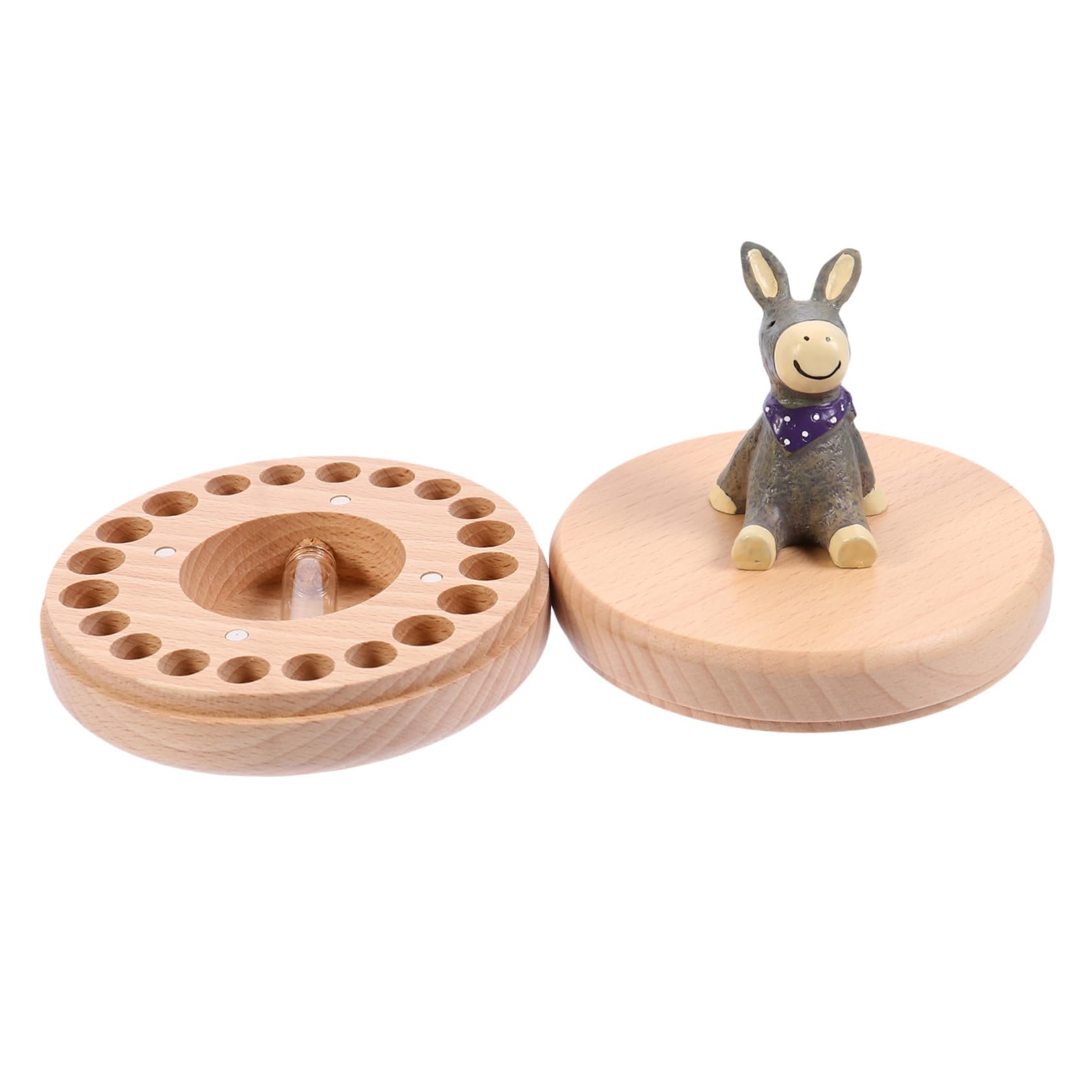 Caja para Guardar Dientes de Leche de Niños en Madera