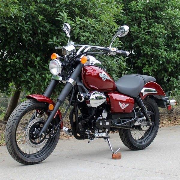 250cc Motorycle RTR Retro Style Bike, 5spd Manual, Dual Muffler