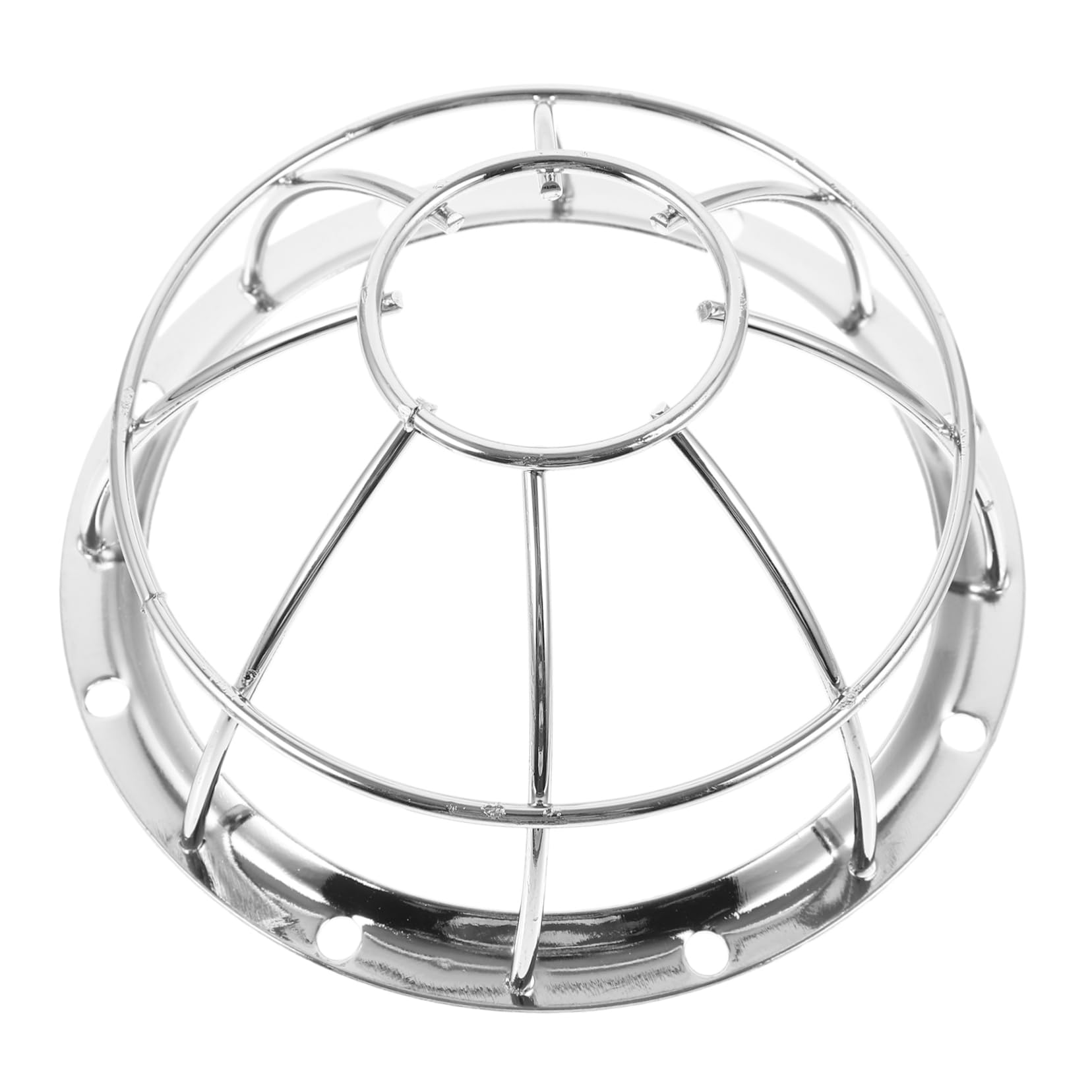5 Stück Netzabdeckungen Für Feuermelder Detektorabdeckungsform Sprinklersystem Sprinklerhalterung Silber