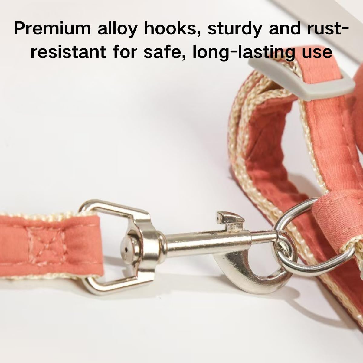 4 Sets Adjustable Bunny Rabbit Harness and Leash Set Small Pet Cute Vest Harness Leash with Decoration for Chinchilla Guinea Pig Kitten Bunny Ferret Small Pets (L)