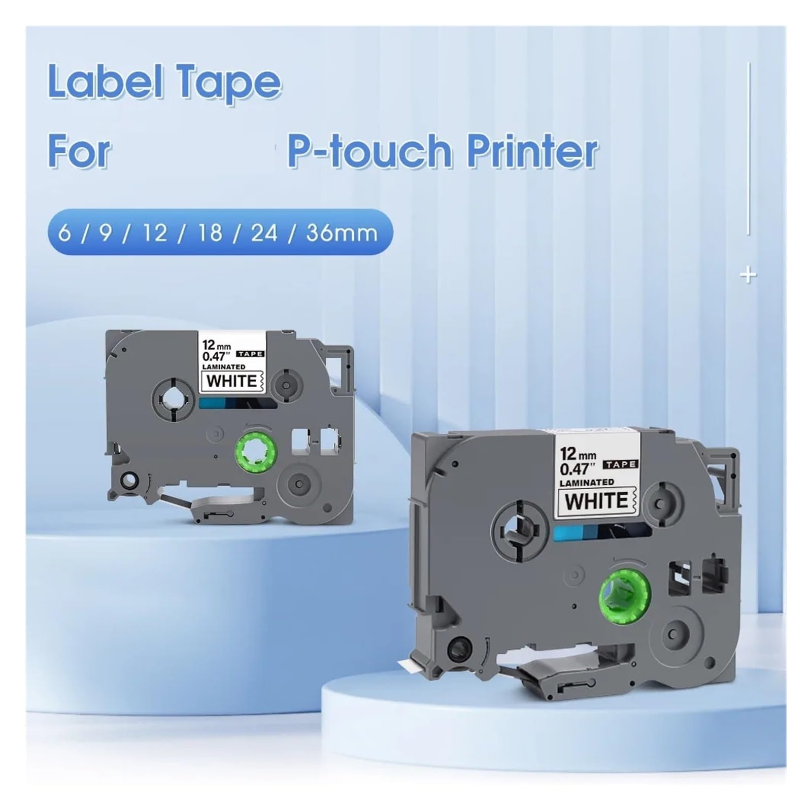 Nastro da 10 pezzi compatibile con Brother TZe261 TZ261 P-touch