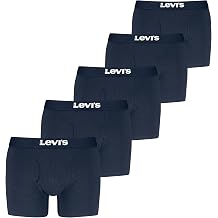 Levis Mens 5-pack Boxer Brief, Soft Cotton, Tag-free, Breathable Comfort