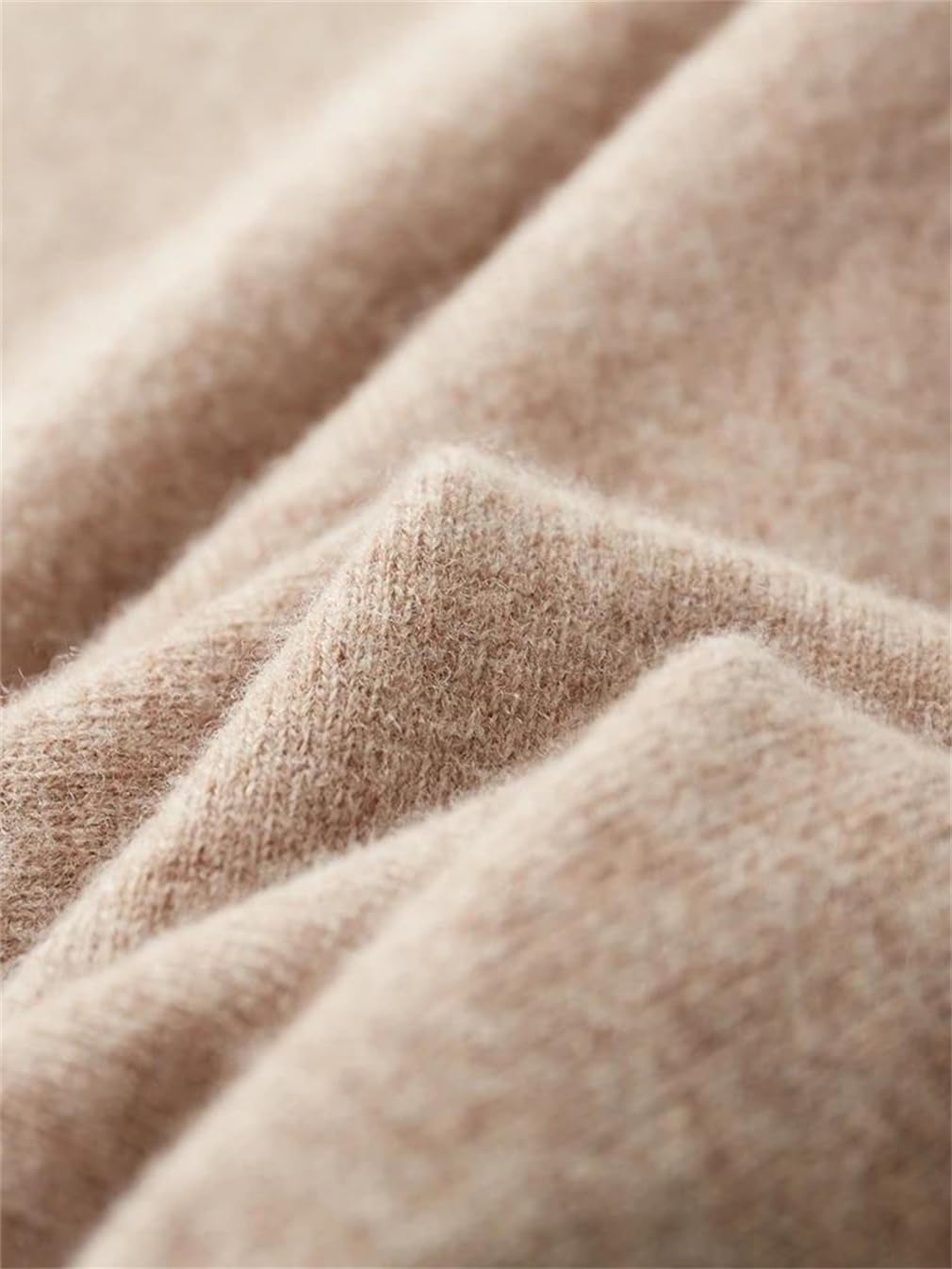 Men's Long Sleeve Pullover Basic Mock Neck Sweater Soft Warm Pullover Jumper 100 Percent Merino Wool Knitwear Sweater - Image 8