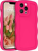 Vista 9 de BENTOBEN Funda para iPhone 13 Pro Max con borde ondulado, iPhone 13 Pro Max, funda delgada de goma suave, lindo marco ondulado rizado para mujeres
