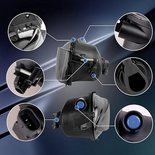 Miniatura 6 de Lámparas antiniebla para BMW Serie 3 (323i 325i 325xi 328i xdrive 330xi 335d 335i 328xi 335xi 330i Sedan E90  Wagon E91), (sin paquete deportivo)