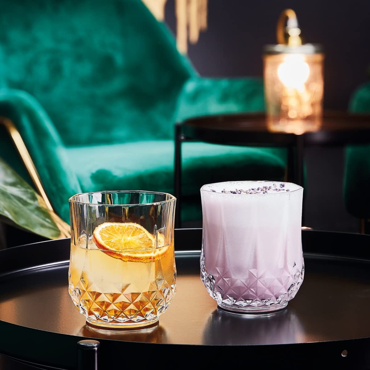 Amazon.com | ECLAT Cristal D'Arques Longchamp Mixer Glass, Crystal