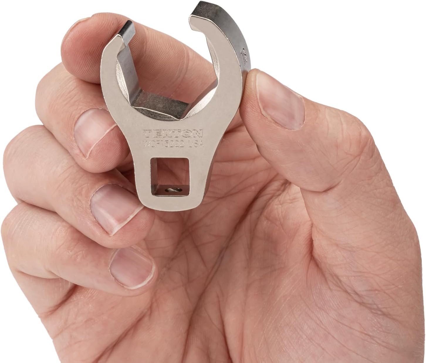 TEKTON 3/8 Inch Drive x 7/8 Inch 6-Point Flare Nut Crowfoot Wrench | WCF15222 | Made in USA