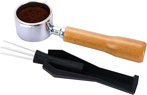 Miniatura 6 de HYAXGM Agitador de café espresso, herramienta WDT para distribución espresso, herramienta agitadora de café para distribución espresso, cepillo