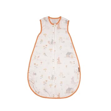 Baby Sleep Sack Cotton Muslin Lightweight Summer Toddler Essential Sleeping Bag Baby Wearable Blanket 6-12M Infant Girl 12-18M Sleep Swaddle Sacks Newborn Nursery Sleeping Bag 0.5 Tog 4 Seasons
