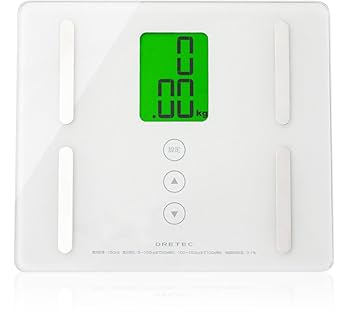 Rady#体重計 Amazon | タニタ 体重 体組成計 バックライト 日本製 ホワイト