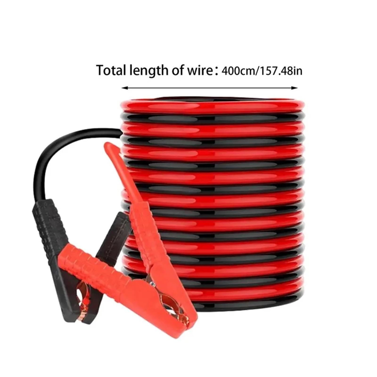 Dispositivo di avviamento del dispositivo ricarica for l'alimentazione auto. Cavo collegamento della batteria. Cavi jumper. Clip parti universali(4M)