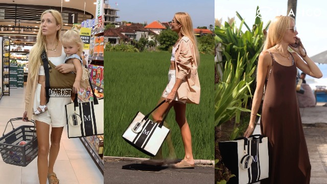 Bolsa Tote de lona personalizada LEAFICO para mujer miniatura 7