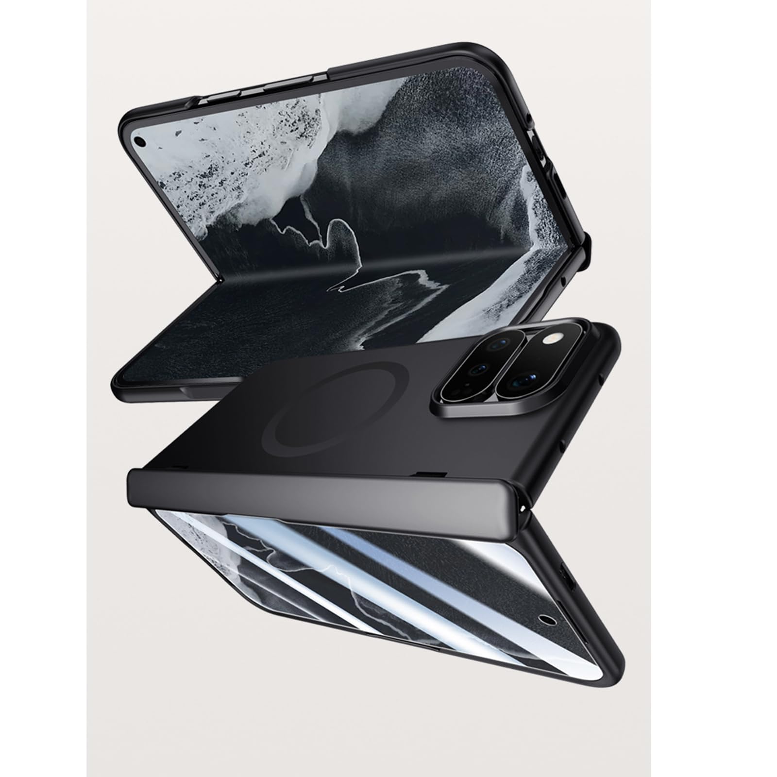 Hülle Für Google Pixel 11 Pro Fold, Magnetisch Rundumschutz Kratzfeste