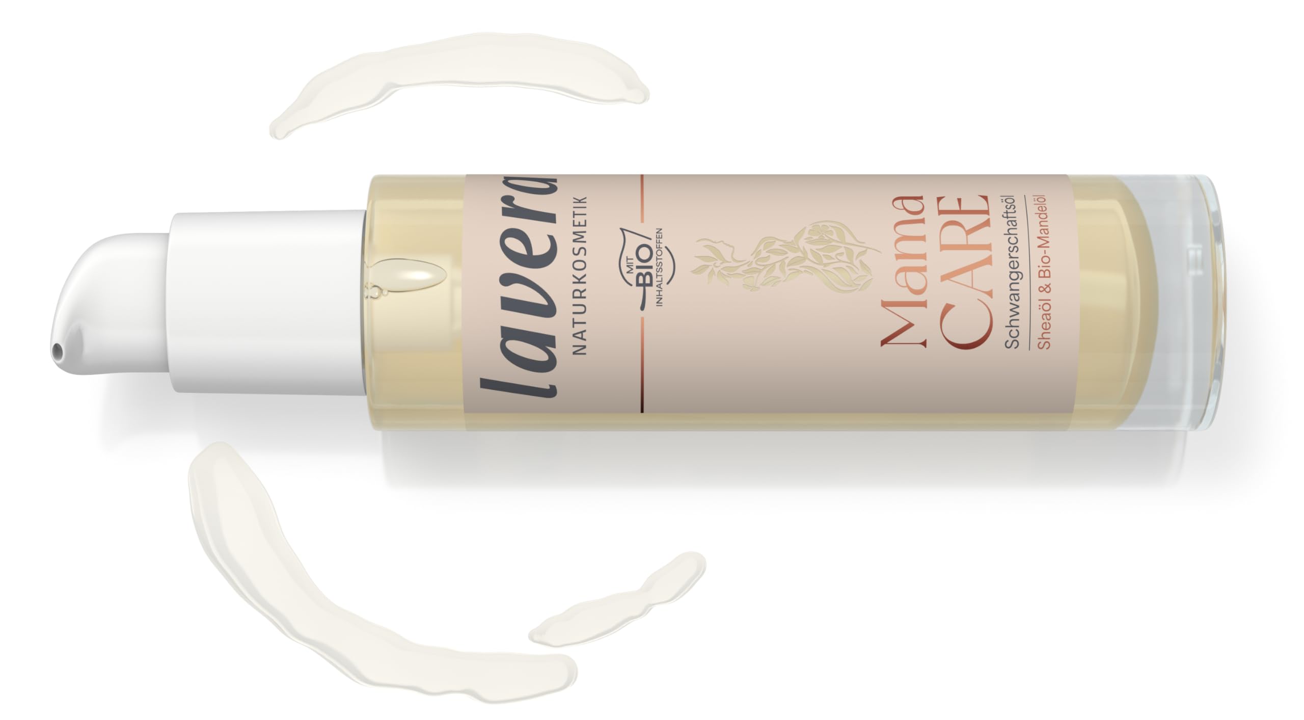 lavera Aceite de embarazo Mama Care 100 ml – Aceite corporal nutritivo para el embarazo y el vientre del bebé – Cuidado intensivo para sentimientos de tensión con aceites naturales – Aceite hidratante