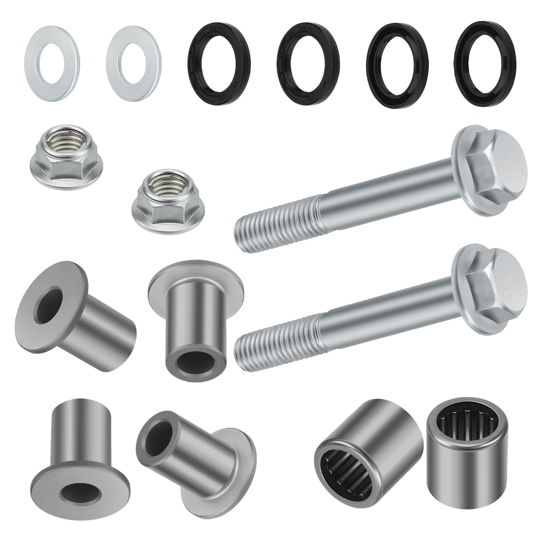 Kit boccole di braccio A superiore anteriore, cuscinetto, guarnizione e bullone adatto per Suzuki Ka-wasaki Arctic Cat ATV Quadsport Z 400 LTZ-400 KFX400 400 DVX 2003-2014