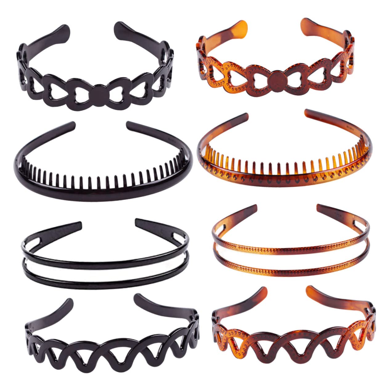 FRCOLOR Pz cerchio per a forma di onda scrunchies hair band calcio sottogola fasce per donne atletiche accessori cerchio per alla moda per antiscivolo