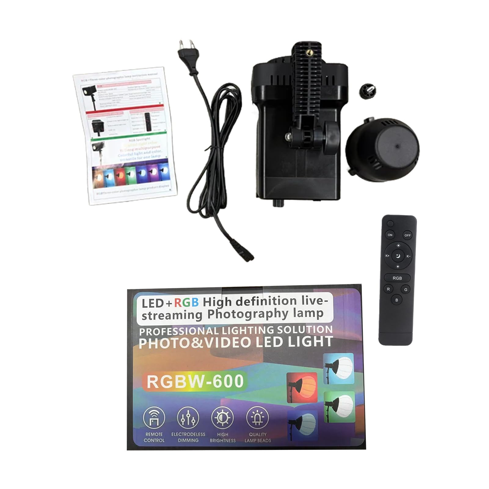 100W COB LED Wypełniająca, Podwójna Temperatura Barwowa