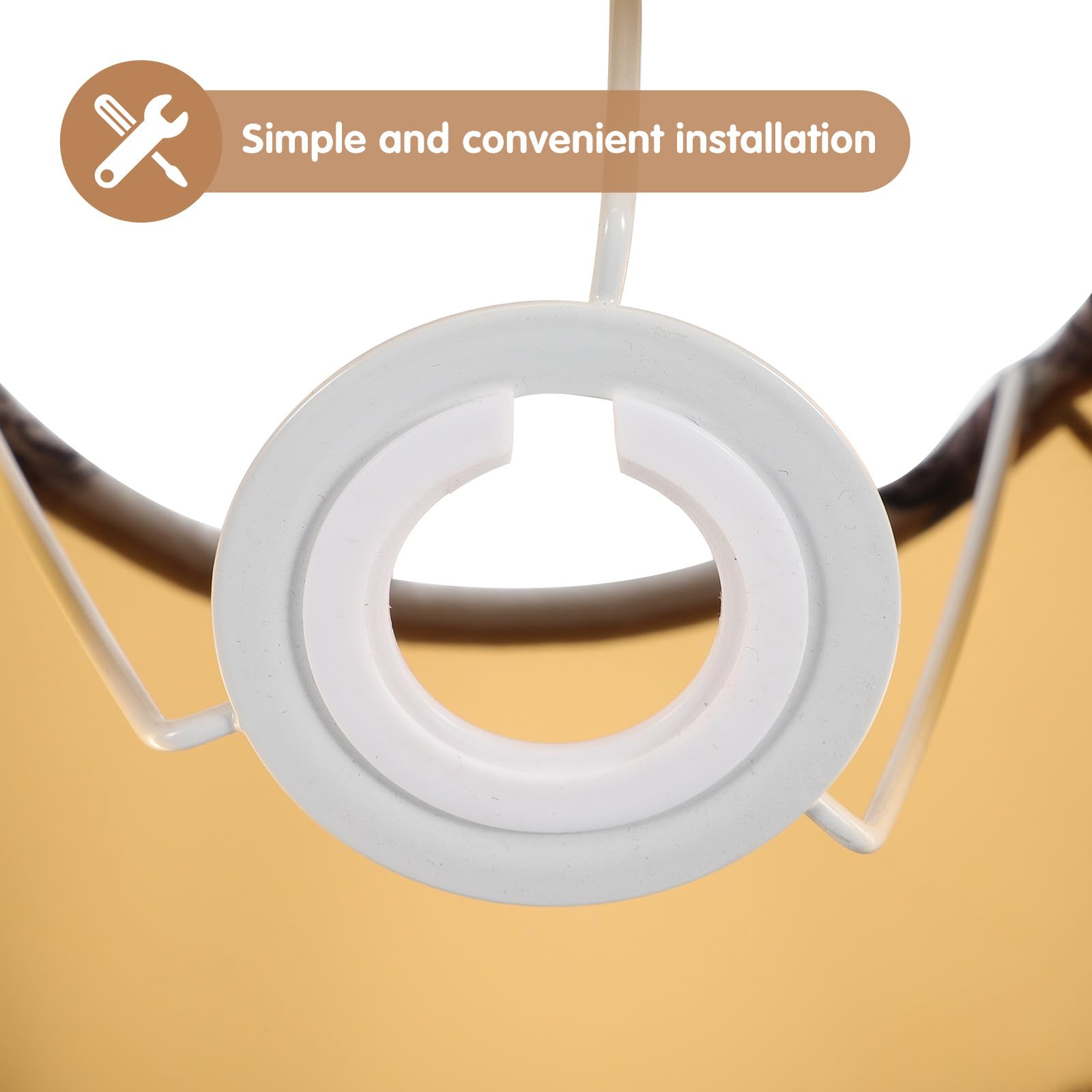 Abat-jour et Élégant E27 pour Lampe de Table E14, Léger en Tissu