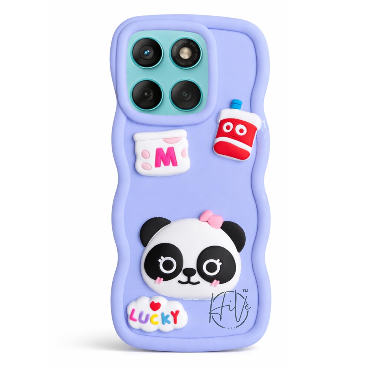 Fancy Back Cover for Moto Edge 60 Fusion/Edge 60 5G Cute Panda 3D