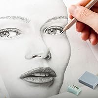 Vista 5 de Sketching Pencil Set, Drawing Pencils and Sketch Kit,30-Piece Complete Artist Kit Includes Graphite Pencils,Charcoal Pencils, Paper Erasable Pen