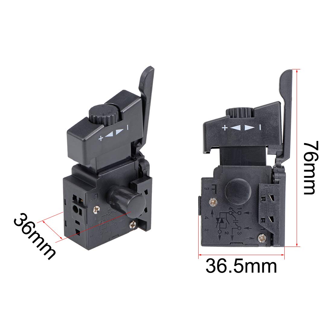 Amazon.com: uxcell Trigger Switch FA2-6/IBEK for AEG-Series
