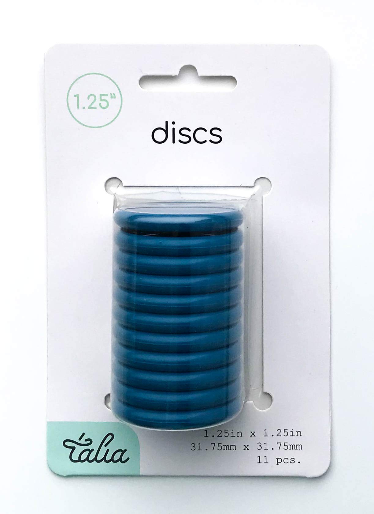 Talia Discbound Notebook - Discs (Deep Lake Blue, 1.25inch)