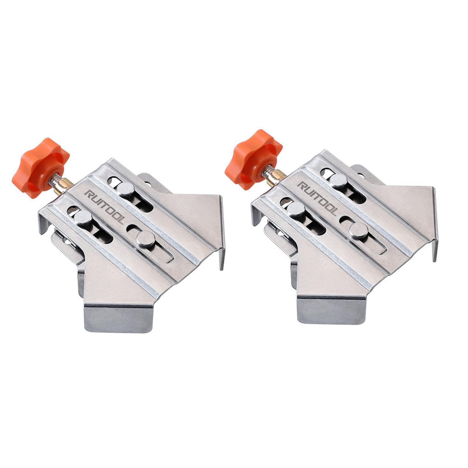 Pixzcsa Multifunctional Corner Clamp 90 Degree Right Angle 2 Pcs Open Shape