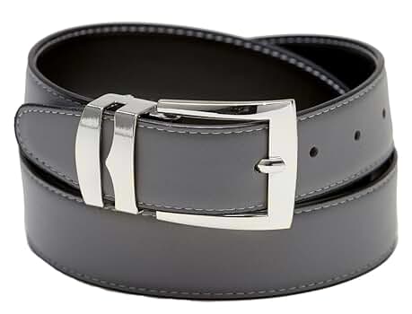 Concitor Reversible Belt Wide GRAY/Black with White