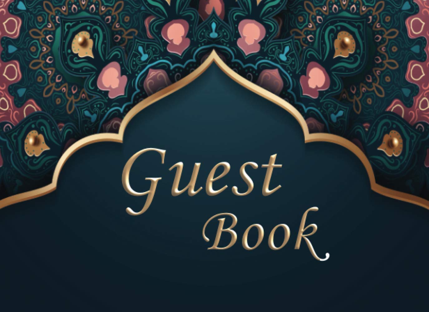 Guest Book: Indian wedding guest book | A decorative guest book for Indian weddings
