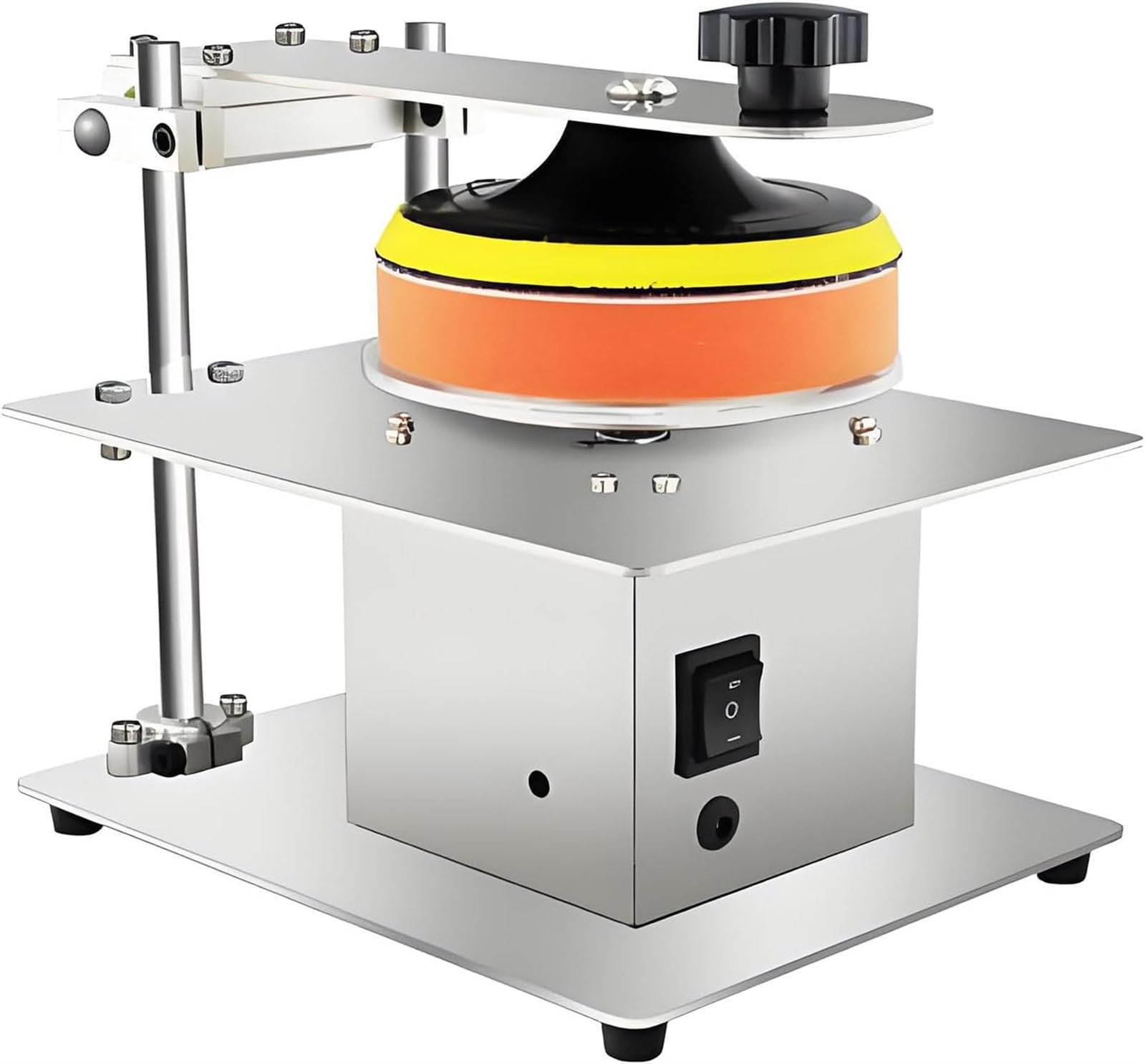 Macchina Elettrica per Riparazione E Pulizia Di Dischi DVD/CD,Lucidatrice Elettrica per Pulizia E Riparazione Di Dischi Con 7 Velocità Regolabili - Max 6000Giri/Min,Per Riparazione Di Dischi/Graffi