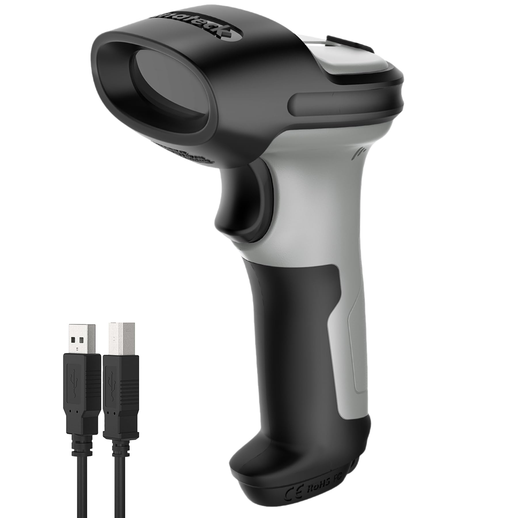 Inateck BCST-70 Bluetooth Barcode Scanner, Kabellos, 180 Tage Standby, 35m Reichweite