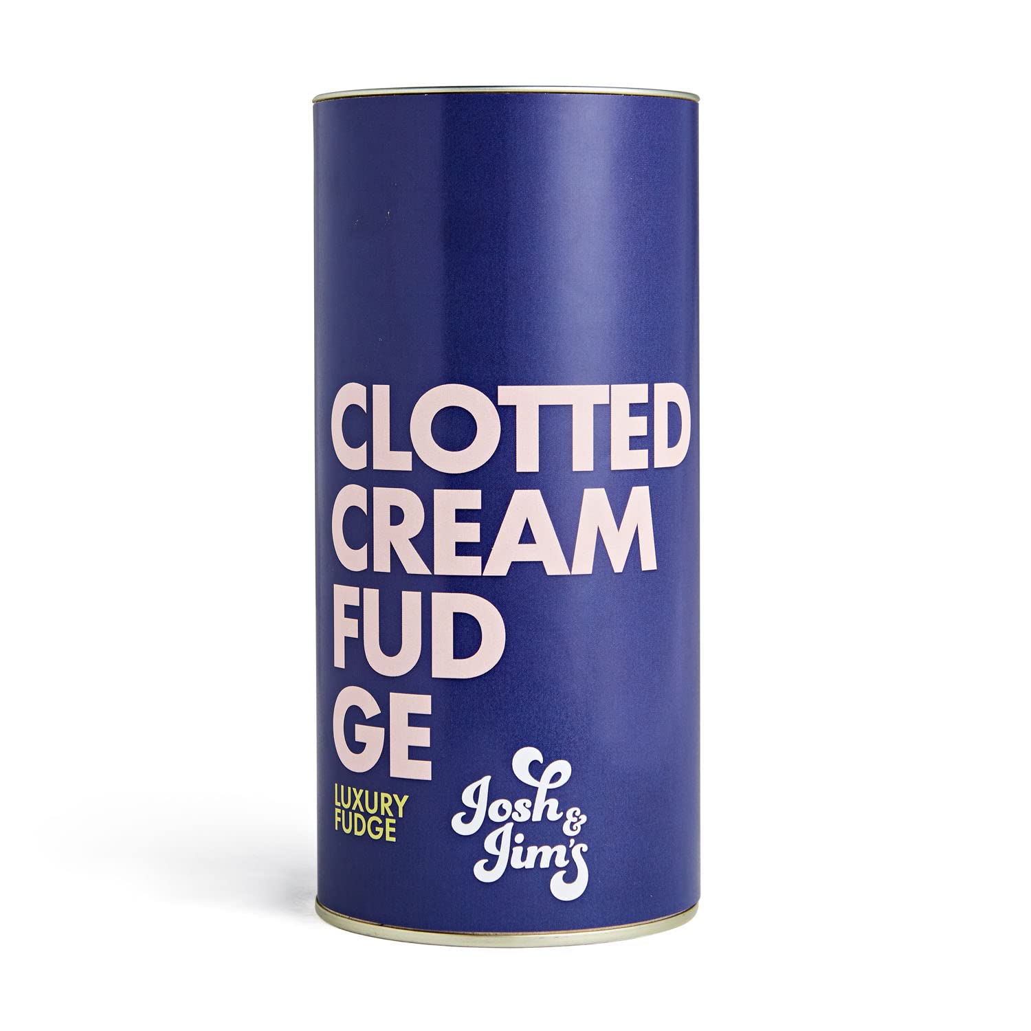 Buy Josh & Jim's Clotted Cream Fudge Drum, 200g Drum, Traditional