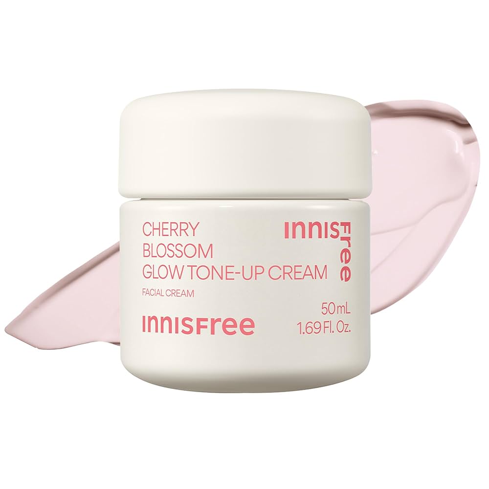 Amazon.com: innisfree Cherry Blossom Glow Tone-Up Cream with