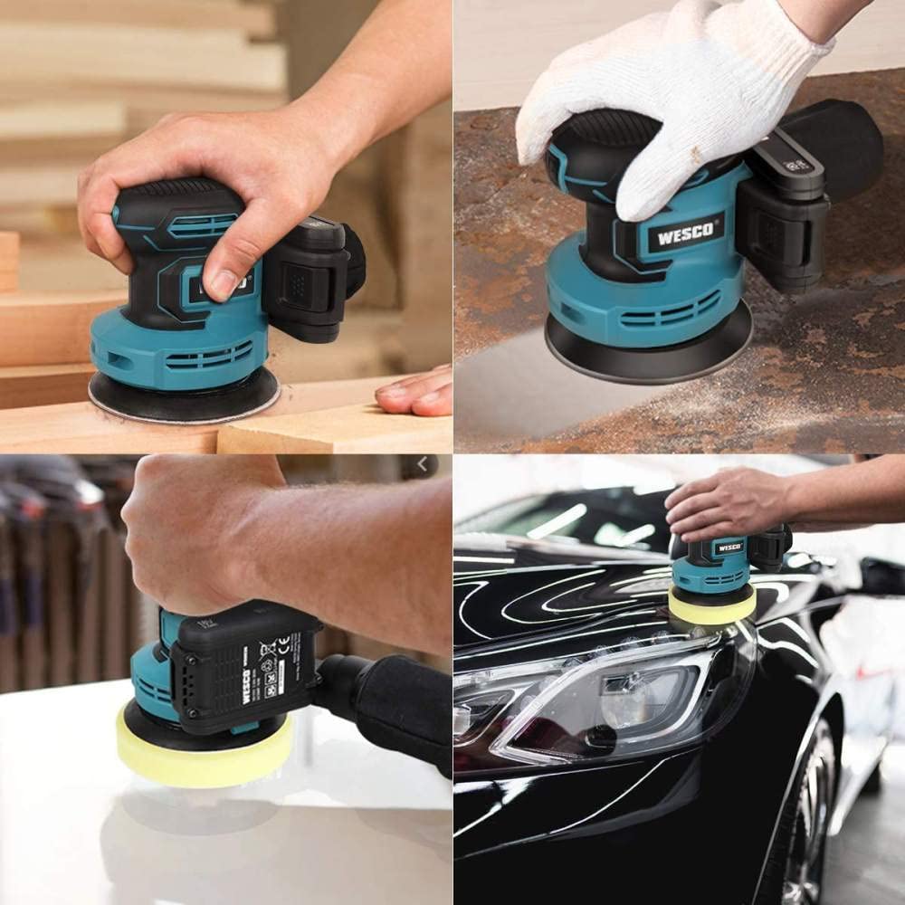 50pcs 6 Pulgadas 150MM Wet&Dry Flocado Discos de Lijado Gancho y Bucle de Carburo de Silicio 60-10000 Papel de Lija Orbital para Pintura de Coche Madera Metal, Grano 1200