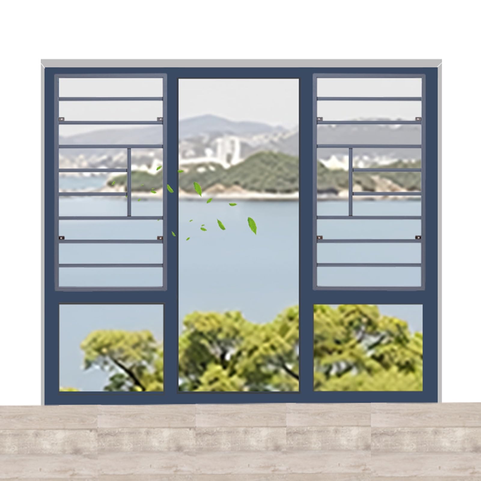 Regulowane osłony okienne dla dzieci tymczasowy aluminiowy grill bezpieczeństwa sypialnia ochrona okna (60 x 90 cm) zabezpieczenie przed dziećmi Twój dom dzięki bezpiecznym rozwiązaniom