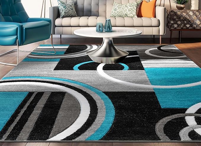 Tapis de salon antidérapant lavable pour éviter les glissades