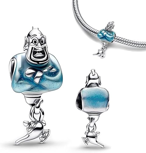 Miniatura 2 de EHEG Glow in The Dark Lamp Dangle Charm for Women Bracelets and Necklaces 925 Sterling Silver with 5A Cubic Zirconia,Jewelry Gifts Women Girls