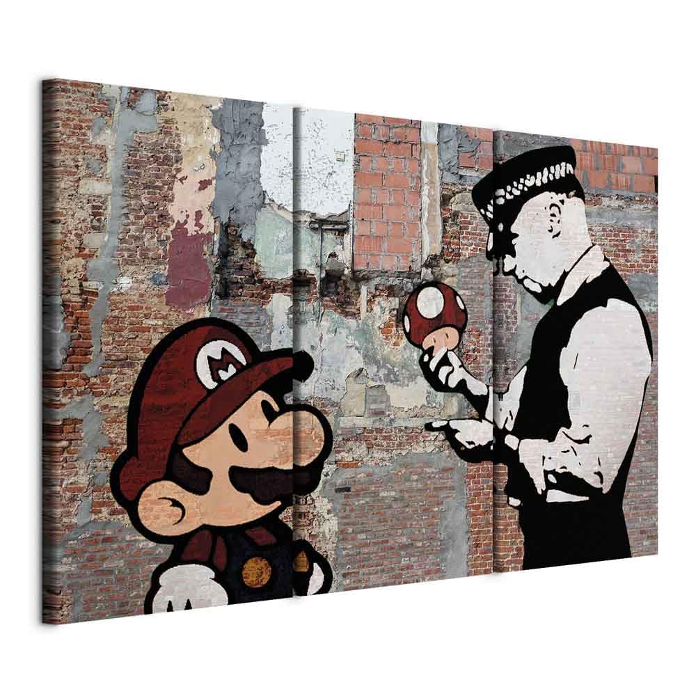 B&D XXL - Akustikbild Akustikschaumstoff, 120x80 cm, 3-teilig, Schallschutz
