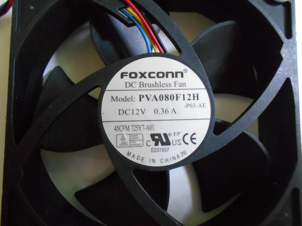 Amazon.com: FOXCONN PVA080F12H 12V 0.36A 4WIRE 4.32W 8020 COOLING