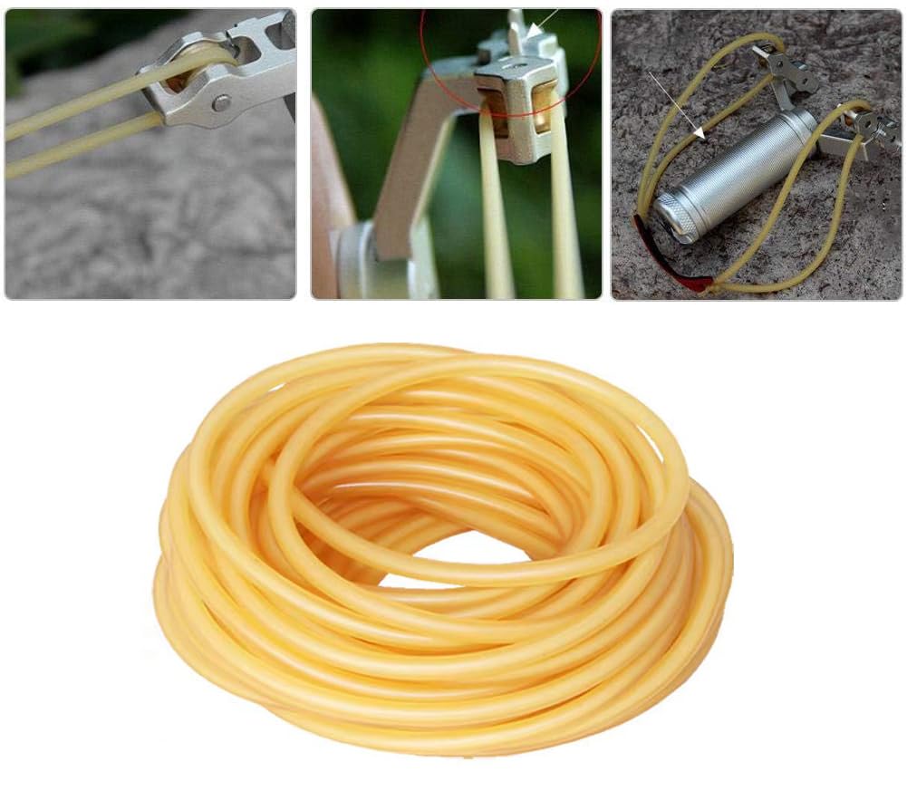 Tube Latex Naturel 5m Pour Fronde Et Catapulte – Bande Élastique Haute Puissance 6x9mm Chasse Précision