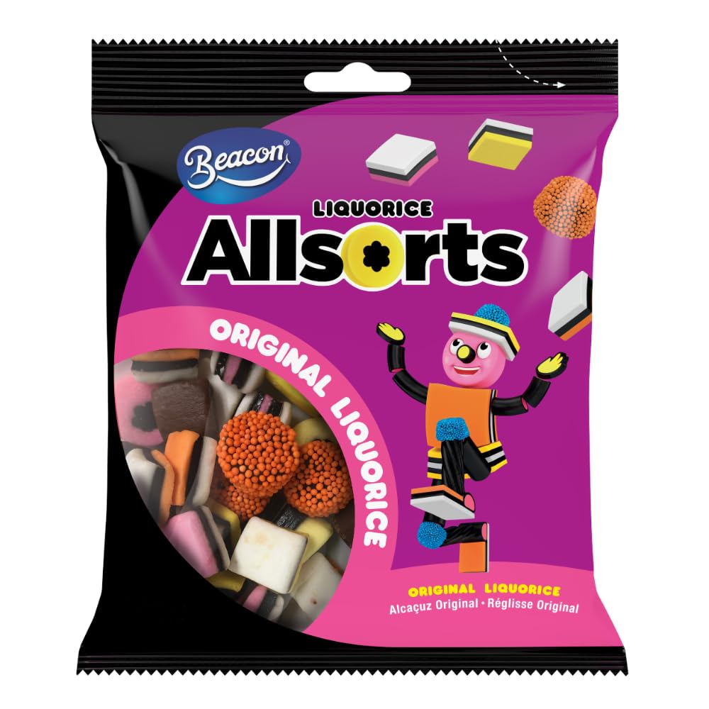 Beacon Original Liquorice Allsorts (400g / 14.1oz) (1-pack)