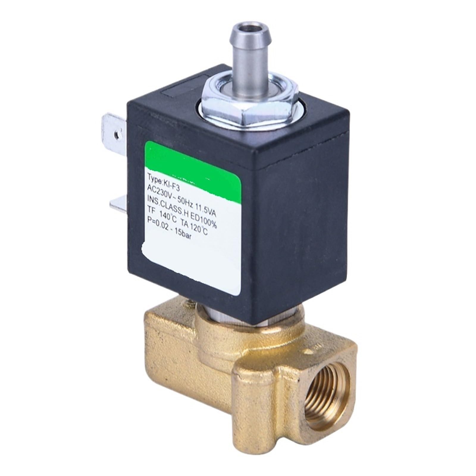 30 Uds KL-F3-T 1,2/2,0/2,3mm Válvula Micro Solenoide De Tres Vías Latón