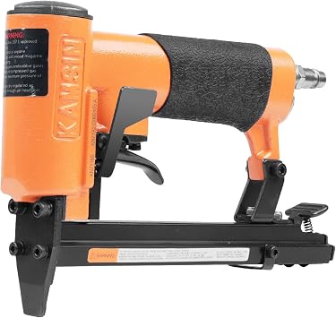 KN7116S 22 Gauge Pneumatic Single & Serial Upholstery Stapler | 71 Series 3/8" Crown Fine Wire Stapler, 1/4" to 5/8"6-16mm Leg Length, Air Upholstery Staple Gun for Furniture, Fabric