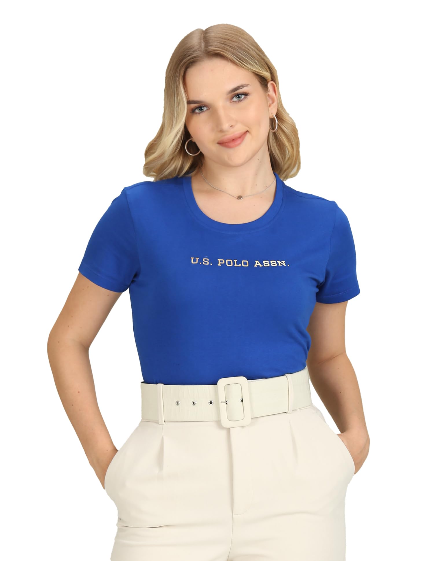 u.s. polo assn. Women's Cotton Slim Fit T-Shirt-picture-32