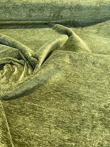 Luxurious Green Spinach Chenille Upholstery Fabric by the Yard - Soft, Durable, and Stylish 10 Luxurious Green Spinach Chenille Upholstery Fabric by the Yard - Soft, Durable, and Stylish - Image 9