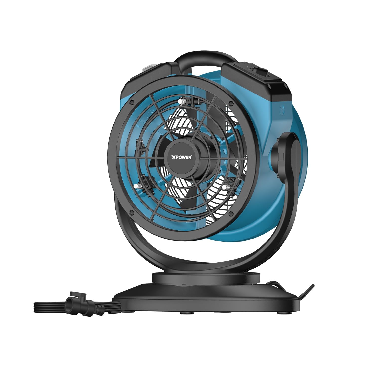 XPower Misting Fan Outdoor Cooling Oscillating Heavy Duty Powerful High Velocity Ideal for Camping, Patios Picnics & More (FM-68)