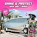 Salty Captain Spit & Lick Spray Wax Cleaner - (Juicy Watermelon Scent) Hydrophobic Automotive Car & Marine Boat Wax Polish | UV & Salt Protectant Marine Wax Sprayer for the Best Showroom Finish