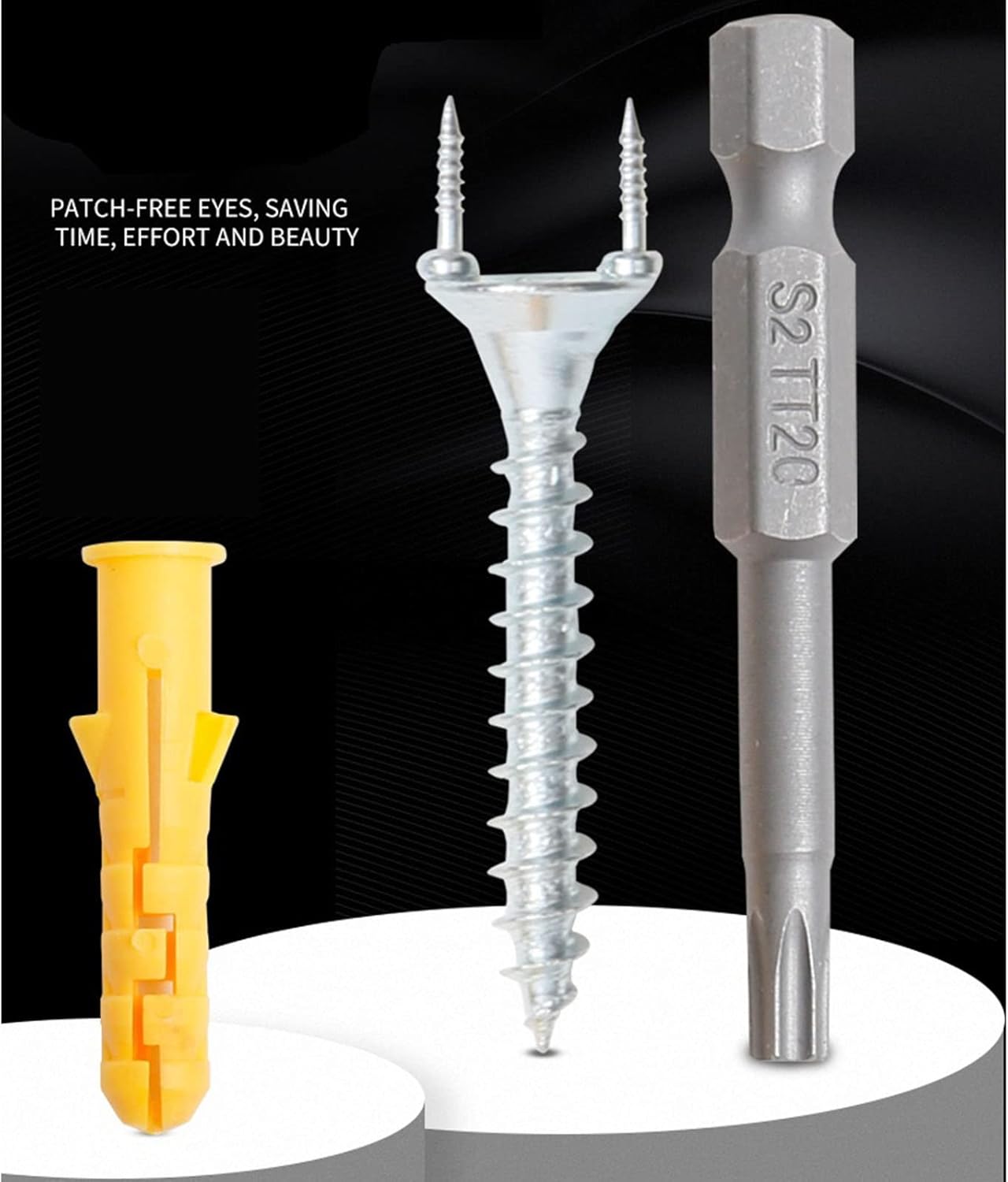 Seamless Nails Double-Headed Screw Solid Wood Baseboard Seamless Nails Invisible Security Screws Foot Line Special Nails Seamless Nails, 3.5cm 0.8cm 50 Expan