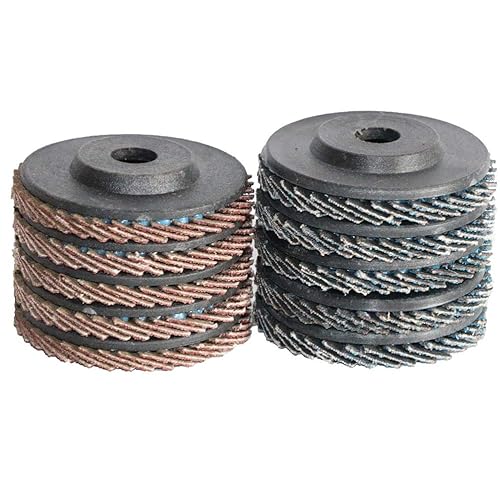 Miniatura 6 de Discos de aleta de muela abrasiva de 2 pulgadas para mini amoladora angular de aire de 2 pulgadas, para pulido de metal madera y plástico de grano