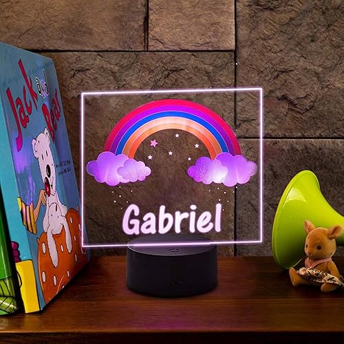 Miniatura 8 de VEELU Luz nocturna LED para bebé con diseño de elfo personalizado, regalo de bautizo para niño y niña, regalo de nacimiento para niña
